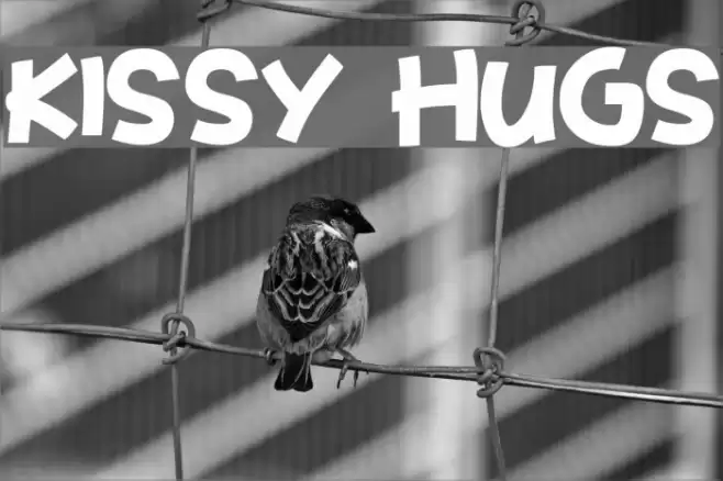Kissy Hugs Font examples