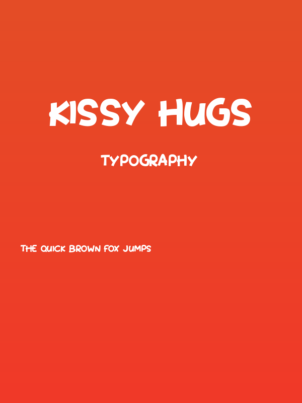 Kissy Hugs Poster