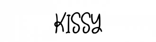 Kissy  font caratteri gratis