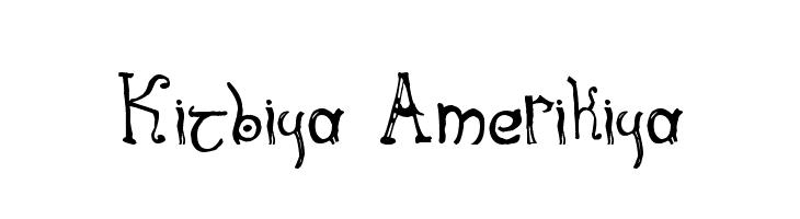 Kitbiya Amerikiya  Frei Schriftart Herunterladen