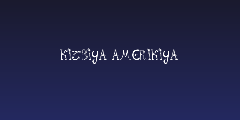 Kitbiya Amerikiya Social Header