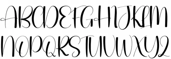 Kitchen Christmas फ़ॉन्ट अपरकेस