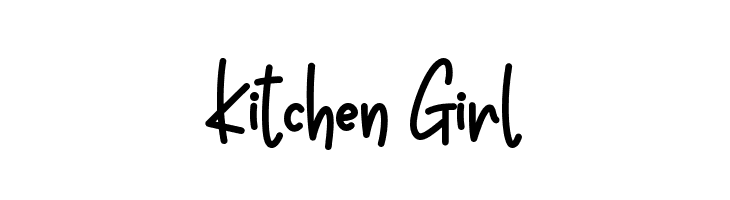Kitchen Girl  font caratteri gratis