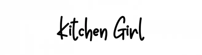 Kitchen Girl  Free Fonts Download