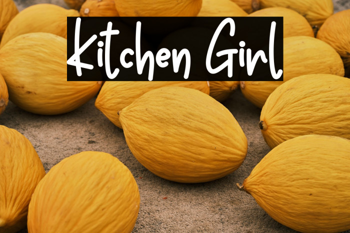 Kitchen Girl Example 1