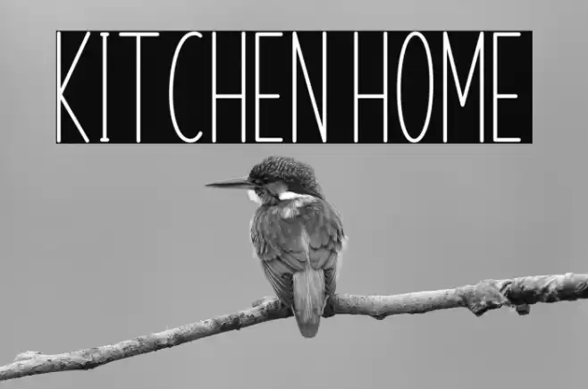 Kitchen Home Font examples