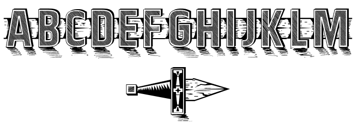 Kitchen Knife Regular 字体 其它煤焦