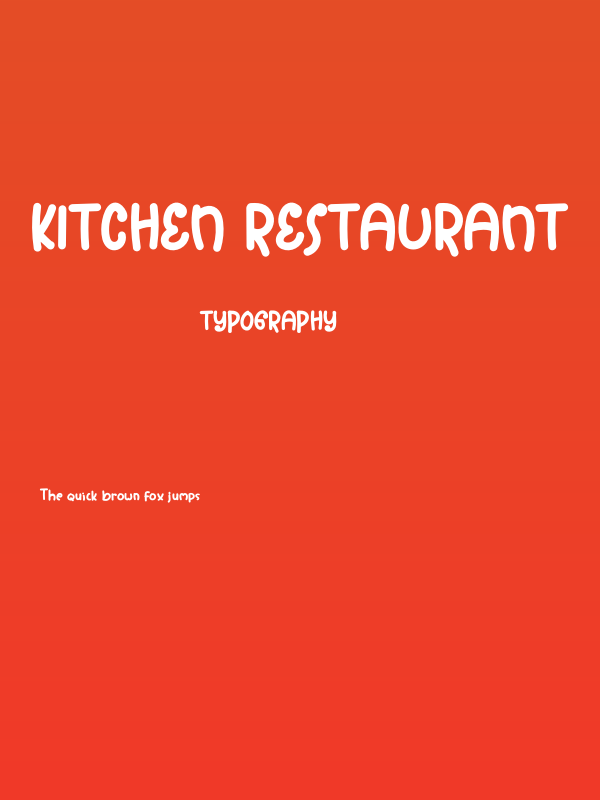 Kitchen Restaurant Poster