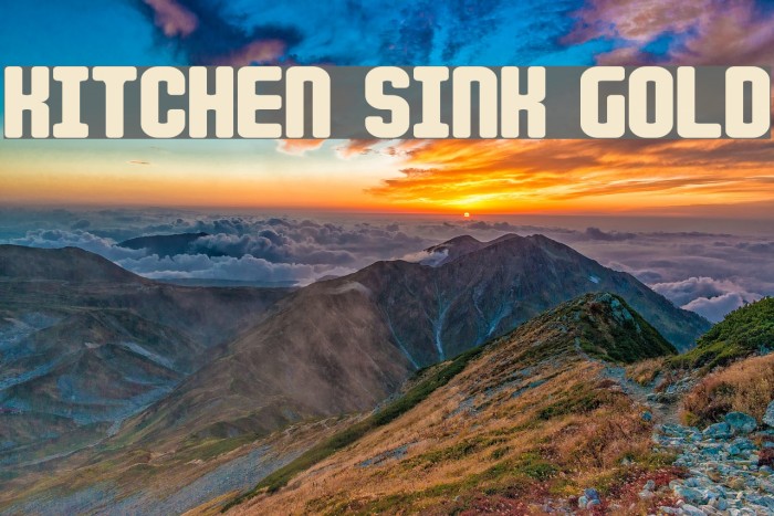 Kitchen Sink Gold Example 2