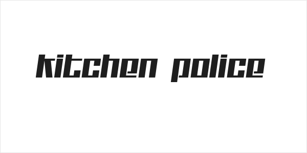 Kitchen police Logo