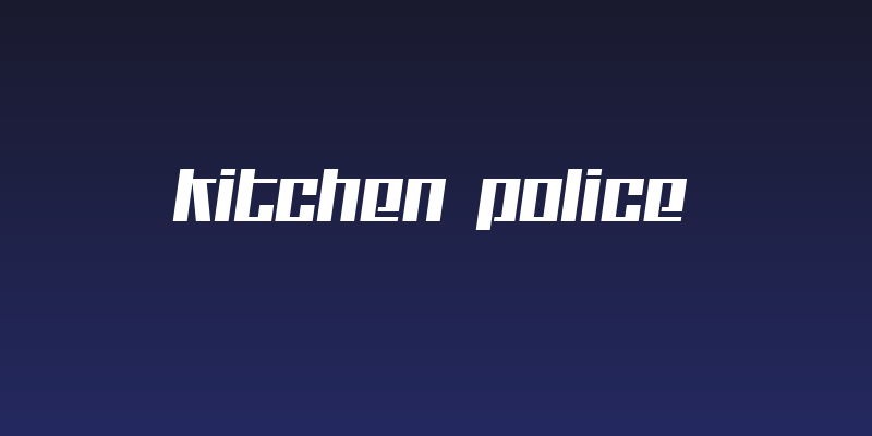 Kitchen police Social Header