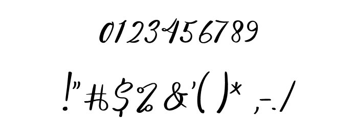 Kitchen Font OTHER CHARS