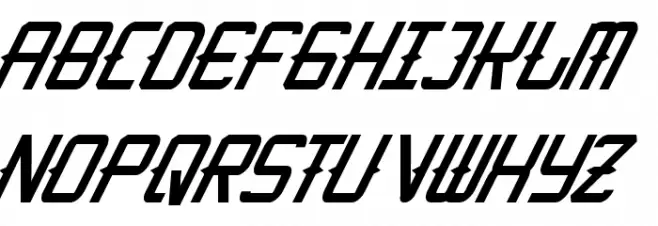KitchenCowboyItalic 字体 大写