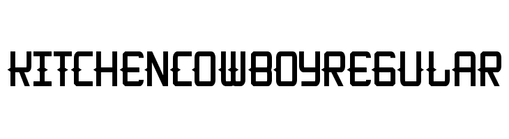 KitchenCowboyRegular  Free Fonts Download