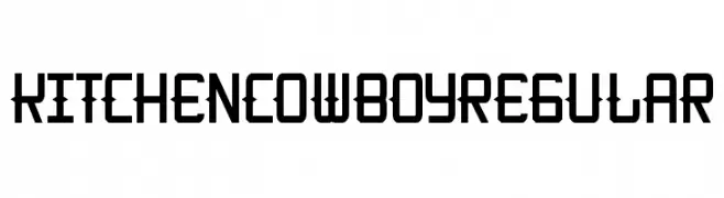 KitchenCowboyRegular  नि: शुल्क फ़ॉन्ट्स डाउनलोड
