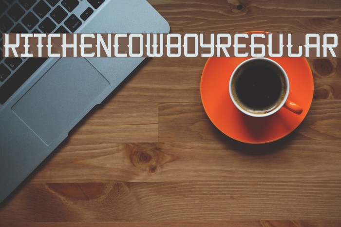 KitchenCowboyRegular Font examples