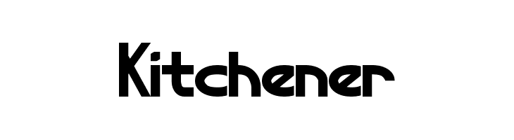 Kitchener  font caratteri gratis