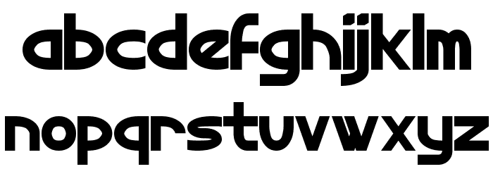 Kitchener Font LOWERCASE