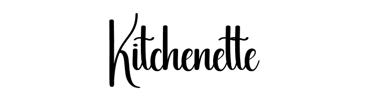 Kitchenette フォント