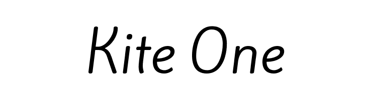 Kite One  Frei Schriftart Herunterladen