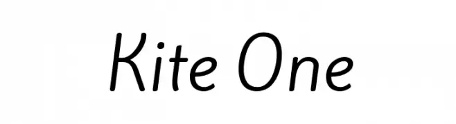 Kite One  Frei Schriftart Herunterladen