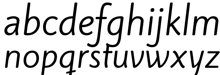 Kite One Font LOWERCASE