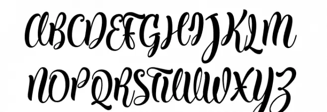 KiteScript Fonte MAIÚSCULAS