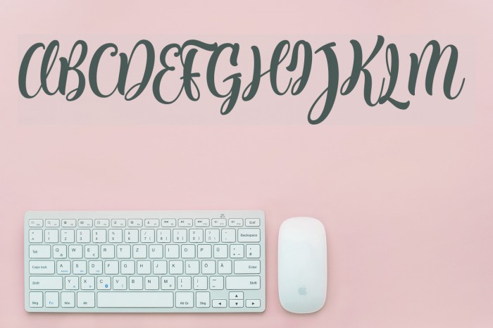 KiteScript Font examples