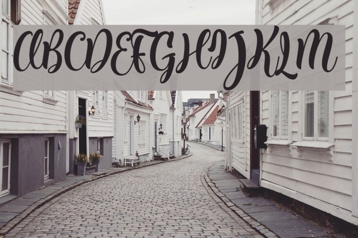 KiteScript Font examples