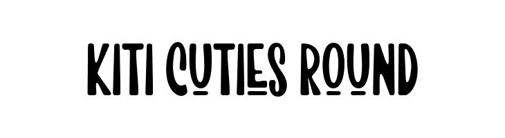 Kiti Cuties Round  les polices de caractères gratuit tlcharger