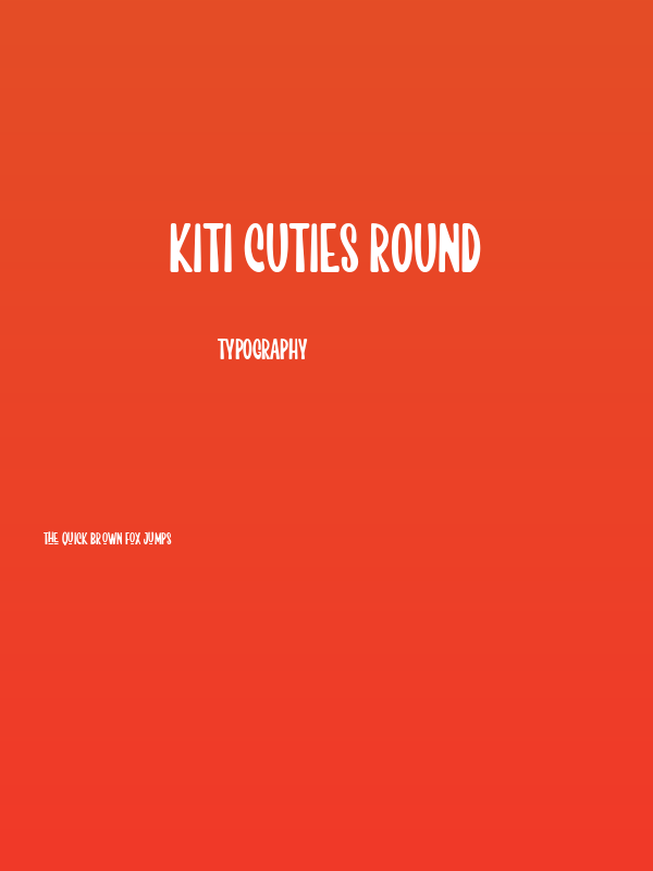 Kiti Cuties Round Poster