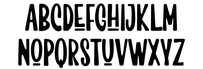 Kiti Cuties Round Font LOWERCASE