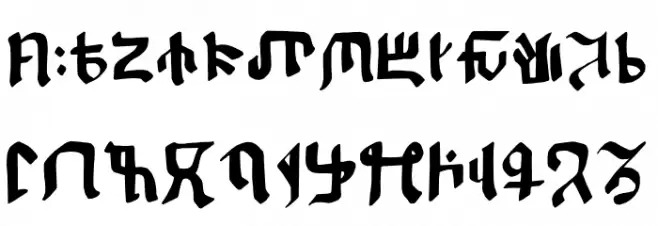 Kitisakkullian Schriftart Kleinbuchstaben