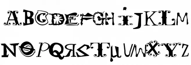KitschLiebe 字体 大写