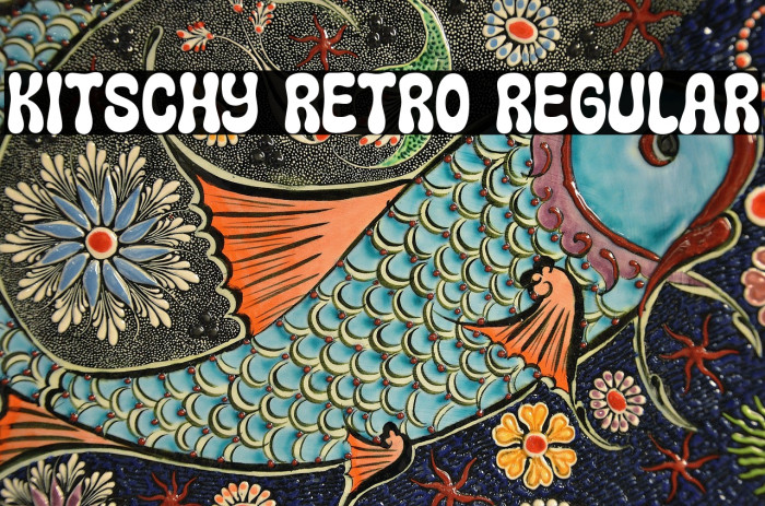 Kitschy Retro Regular Example 1