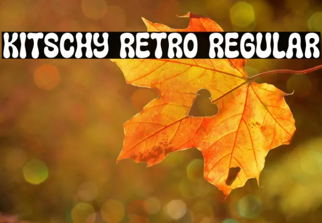 Kitschy Retro Regular Example 2