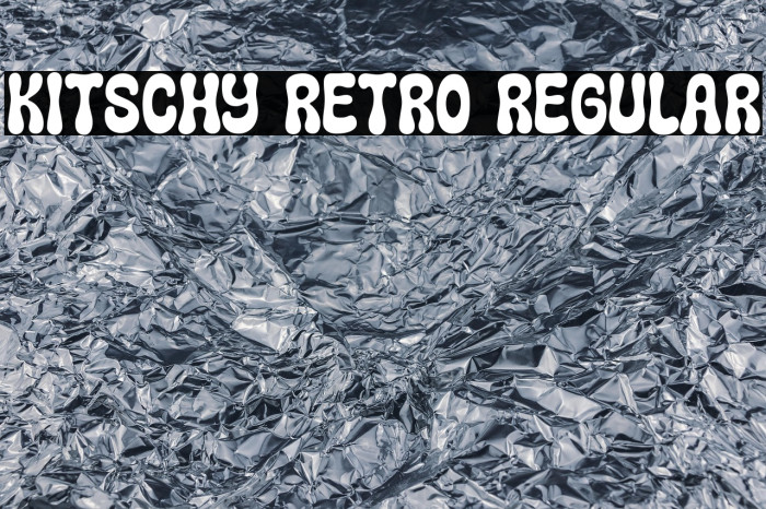 Kitschy Retro Regular Example 3