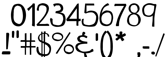 Kitsu XD Font OTHER CHARS