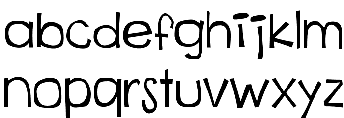 Kitsu XD Font LOWERCASE