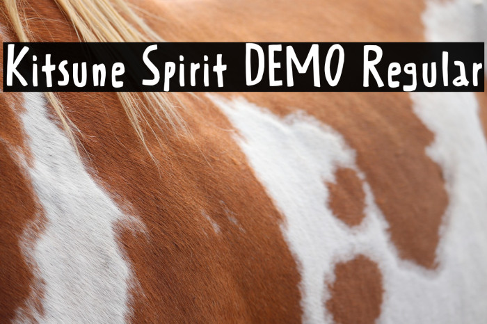 Kitsune Spirit DEMO Regular Example 1