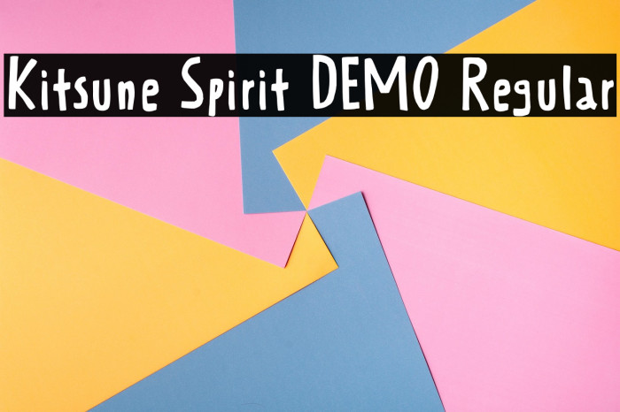 Kitsune Spirit DEMO Regular Example 3