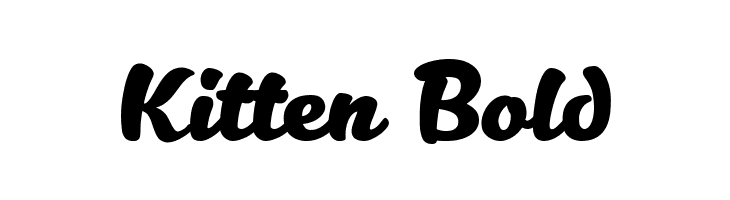 Kitten Bold Font Ffonts Net