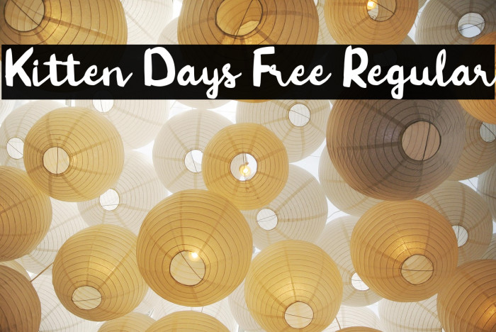 Kitten Days Free Regular Example 3