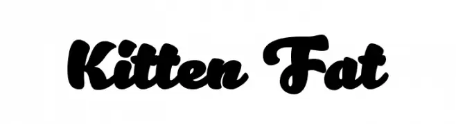 Kitten Fat  Free Fonts Download