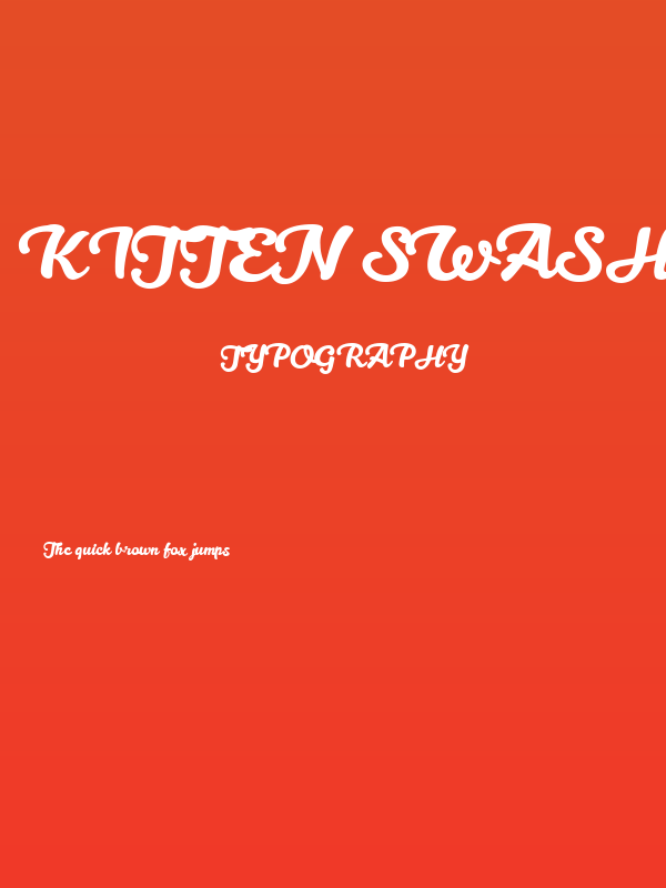 Kitten Swash Poster