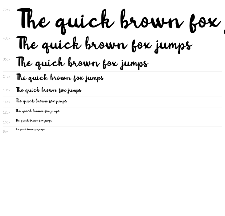 KittenDaysFree-Regular Waterfall