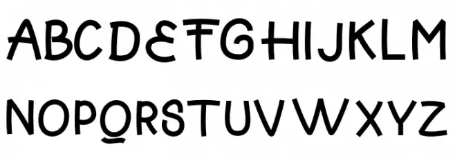 KittenPaw 字体 大写