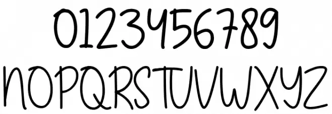 Kittenblue フォント その他の文字