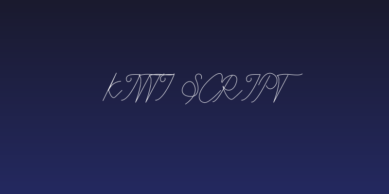 Kitti Script Social Header