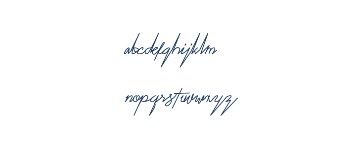 Kitti Script Lowercase